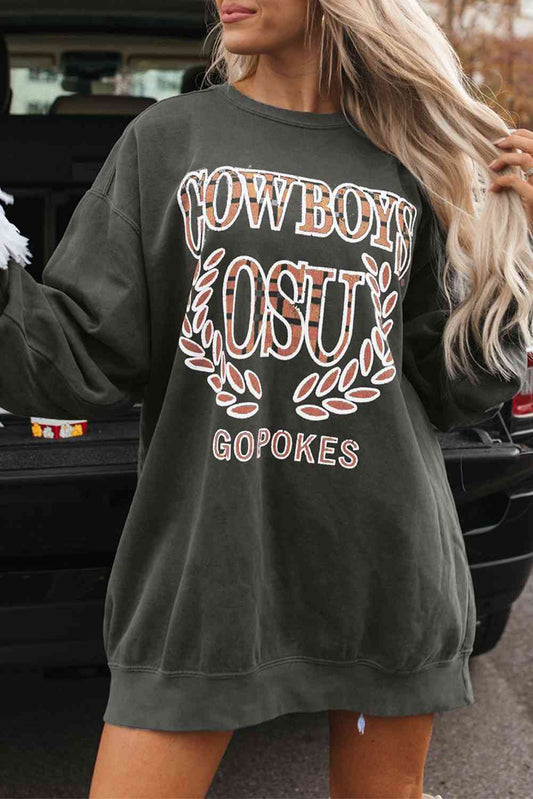 OSU Cowboys Shoulder Sweatshirt